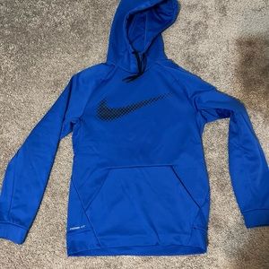 Nike blue hoodie sweater